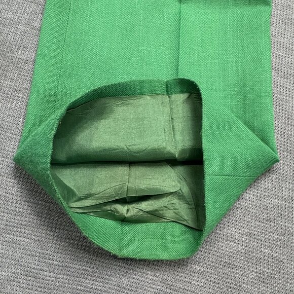 Vintage JH Collectibles Womens 8-11 Kelly Green Vest and Wide-Leg Pantsuit Set - Picture 15 of 16